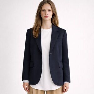 Gant Navy Blue Regular Fit Jersey Blazer Tailored NWT 8